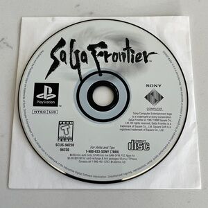 SaGa Frontier (Sony PlayStation 1 PS1, 1997) - DISC ONLY